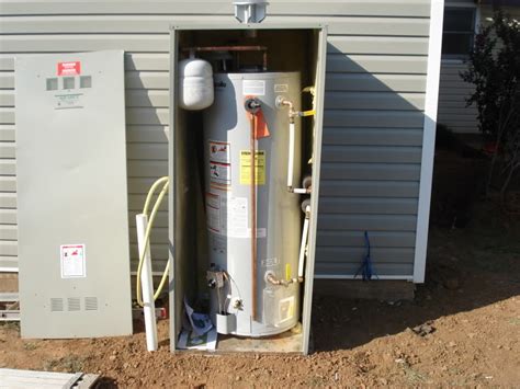 outdoor electric water heater enclosure|tankless water heater enclosure waterproof.